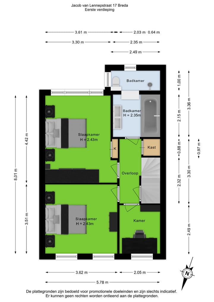 Foto 42 van Jacob van Lennepstraat 17