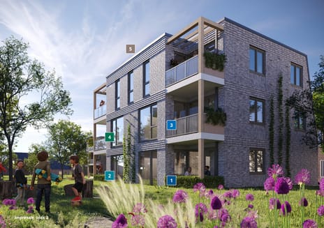 Foto van Appartement type A Portiekflat