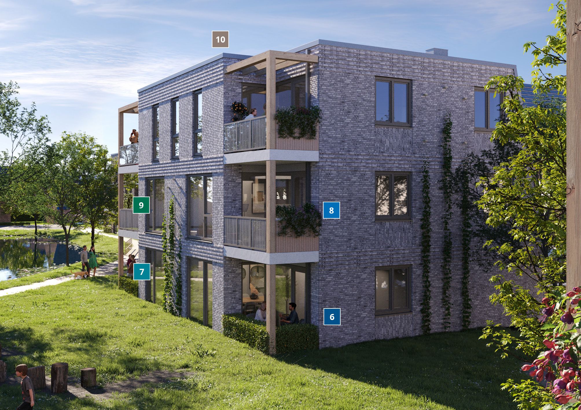 Foto 9 van Appartement type A (Bouwnr. 11)