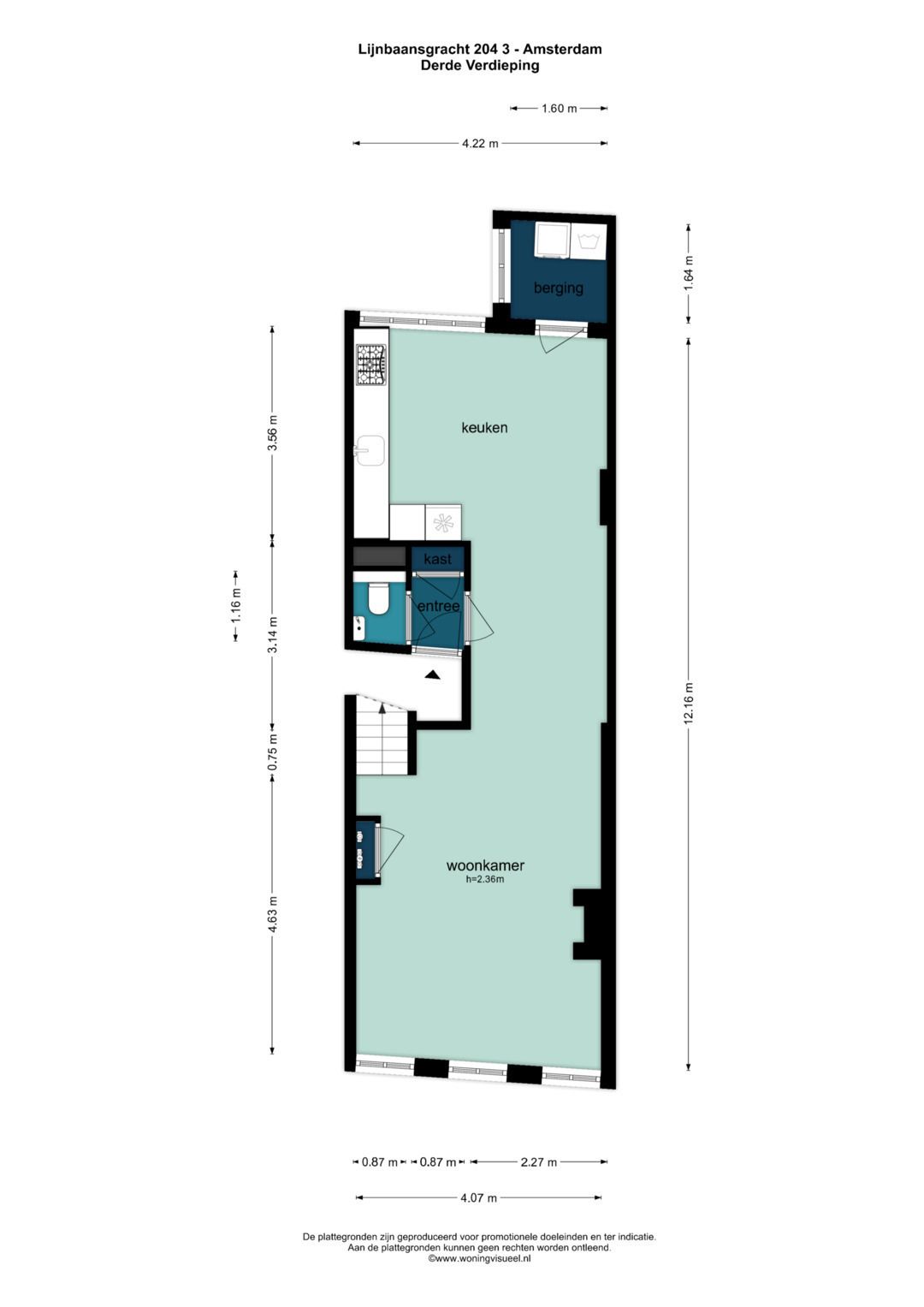 Foto 30 van Lijnbaansgracht 204-3