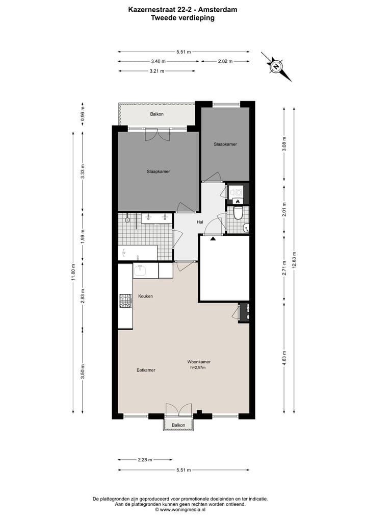 Foto 24 van Kazernestraat 22-2