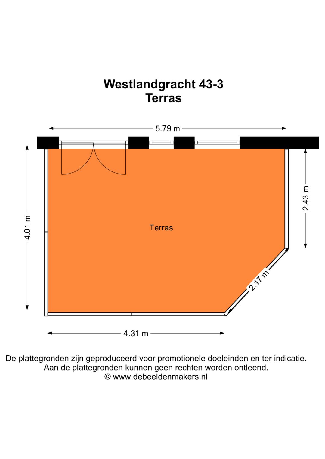 Foto 43 van Westlandgracht 43-3