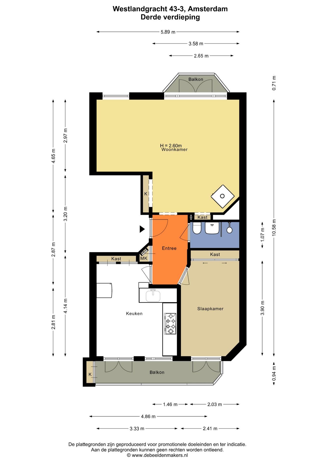 Foto 44 van Westlandgracht 43-3