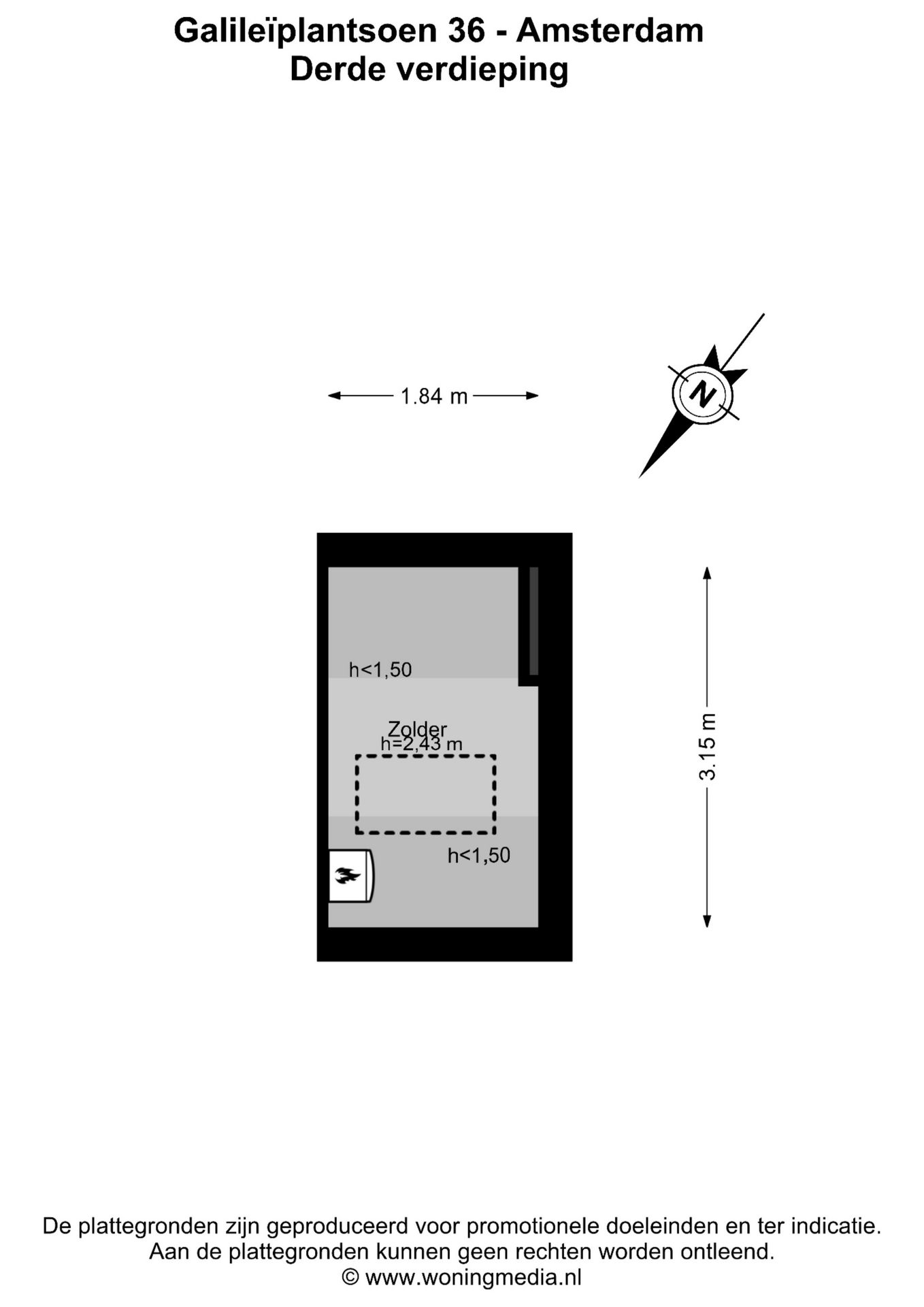 Foto 44 van Galileïplantsoen 36