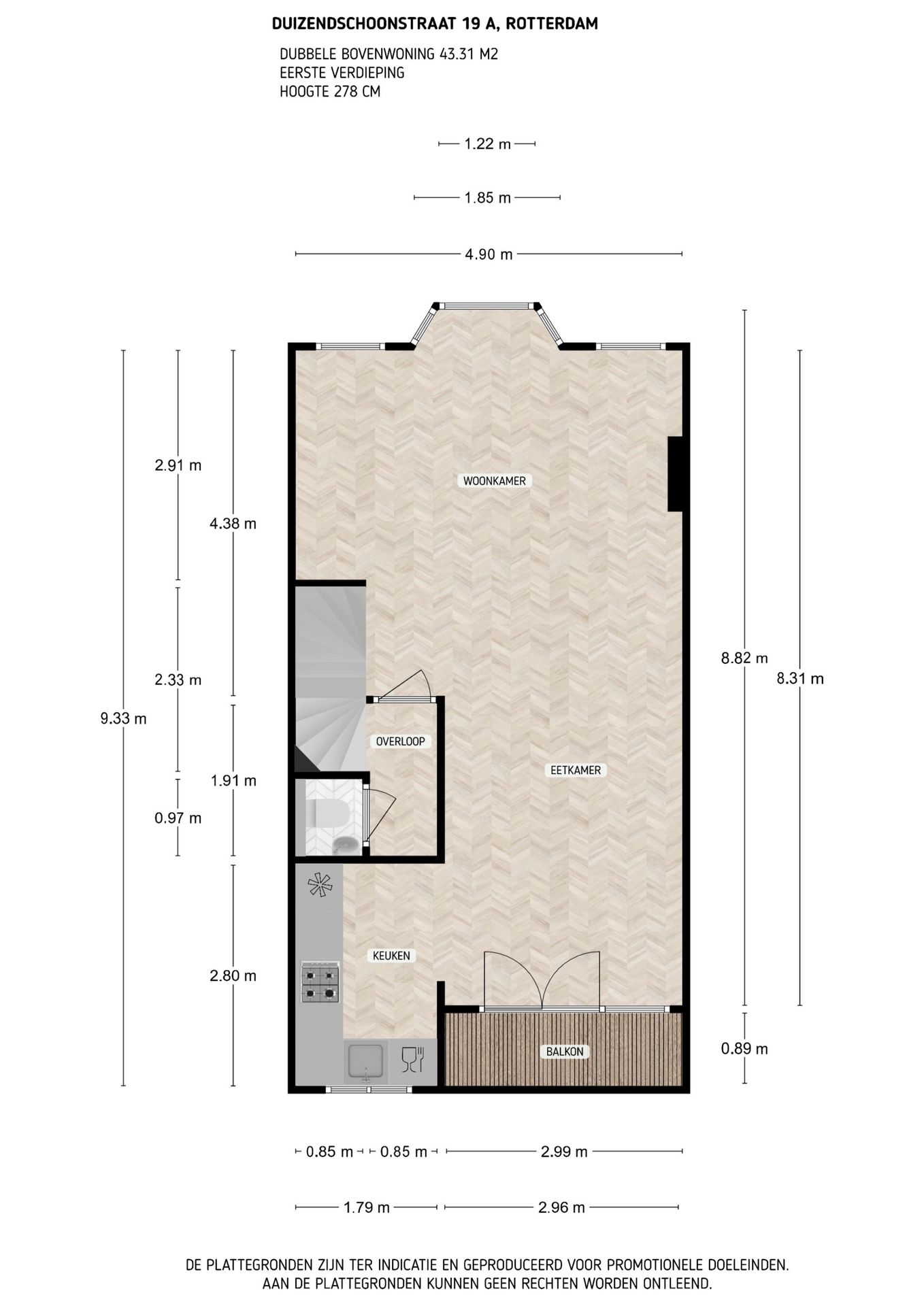 Foto 18 van Duizendschoonstraat 19-A