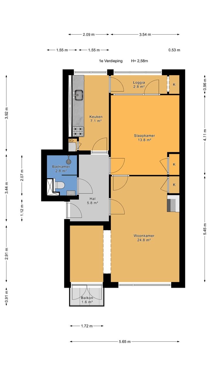 Foto 32 van Albert Verweystraat 98