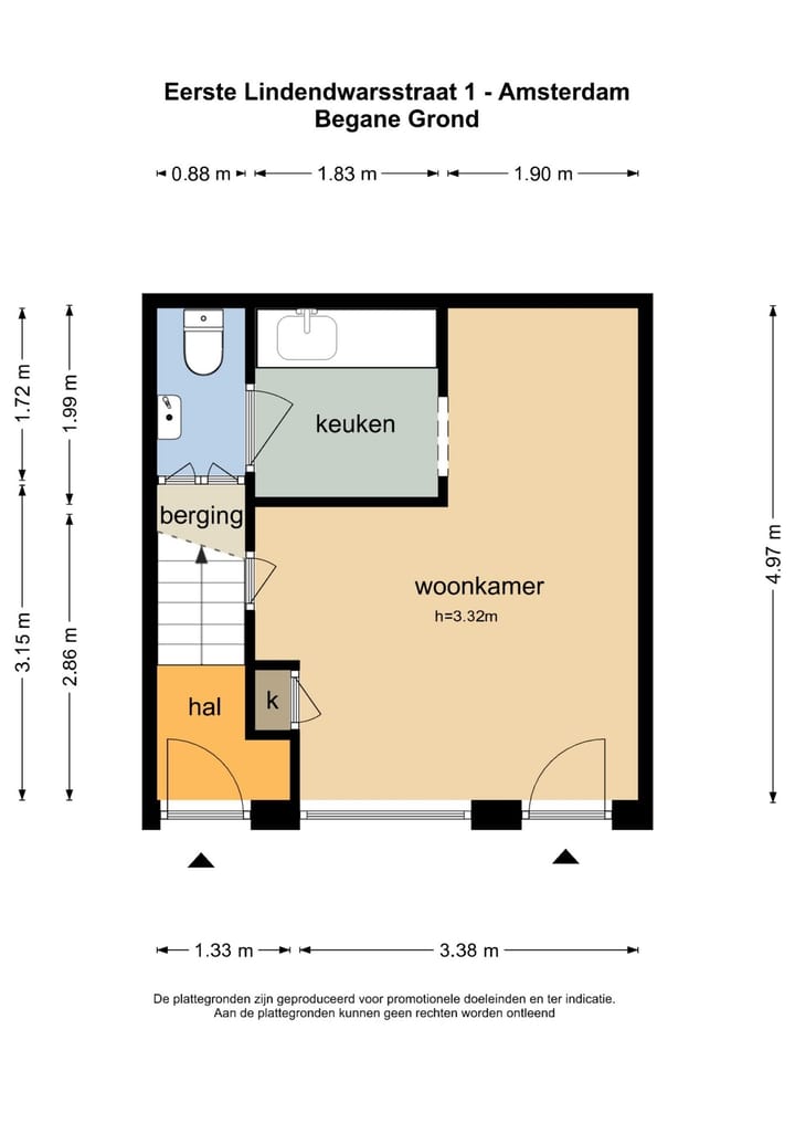 Photo 17 of Eerste Lindendwarsstraat 1-H