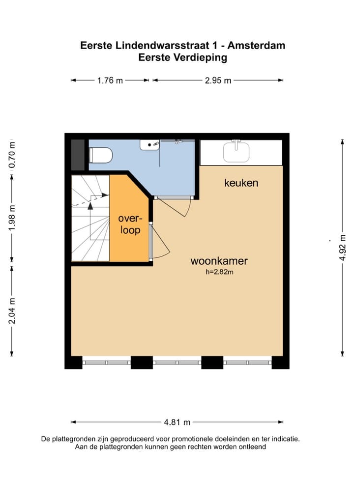 Photo 26 of Eerste Lindendwarsstraat 1-H