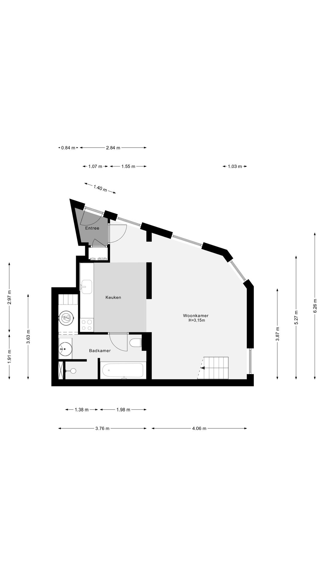 Foto 28 van Boergoensevliet 2-A