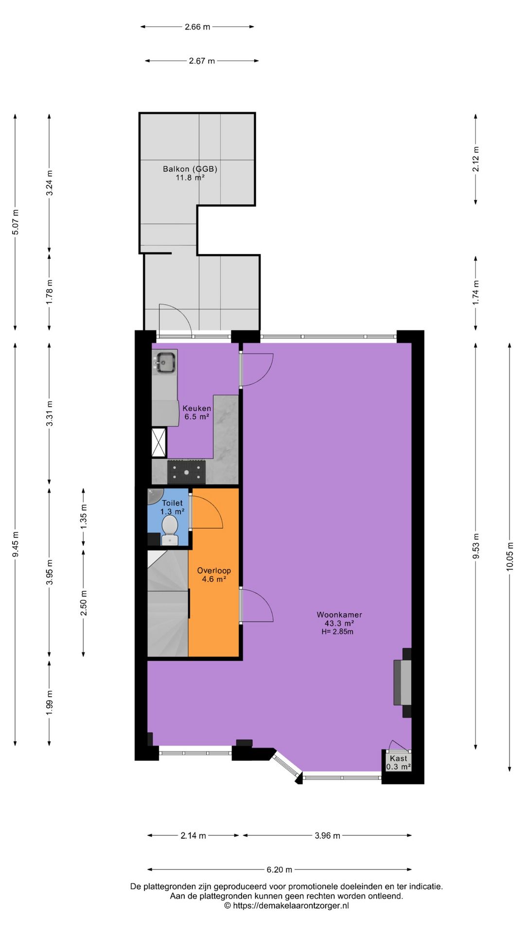 Foto 50 van De Sitterstraat 13-A