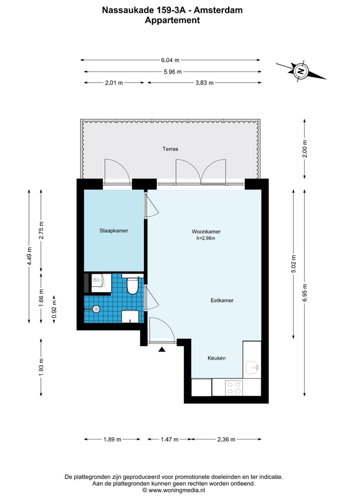 Foto 19 van Nassaukade 159-3A