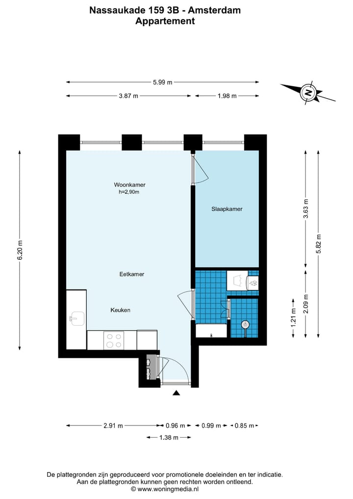 Foto 16 van Nassaukade 159-3B