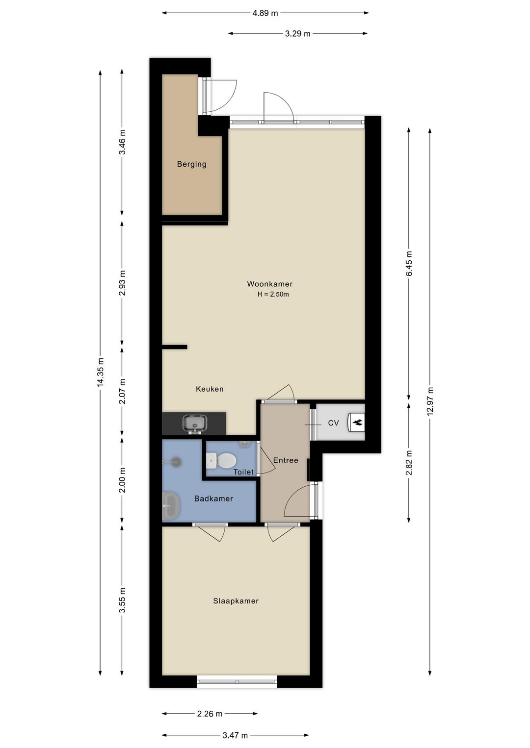 Foto 28 van Huzarenstraat 57