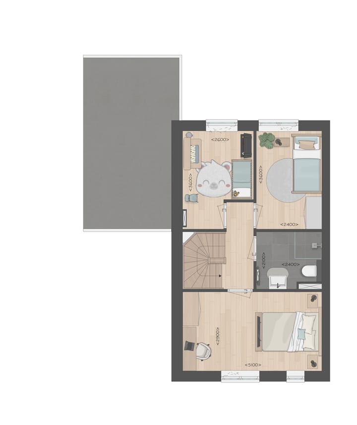 Foto 5 van Hoekwoning O - Lobelia (Bouwnr. 35)