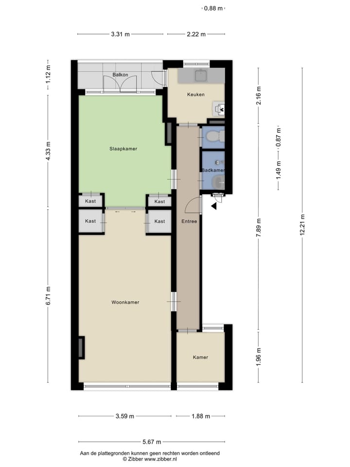 Foto 26 van Dordtselaan 121-B01