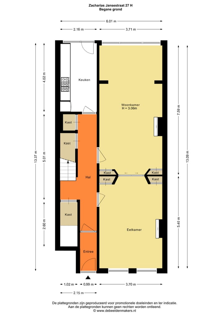 Photo 39 of Zacharias Jansestraat 27-H