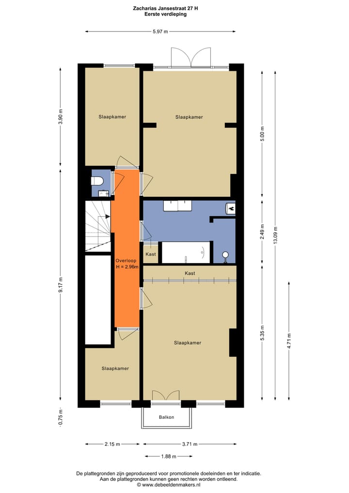 Photo 40 of Zacharias Jansestraat 27-H