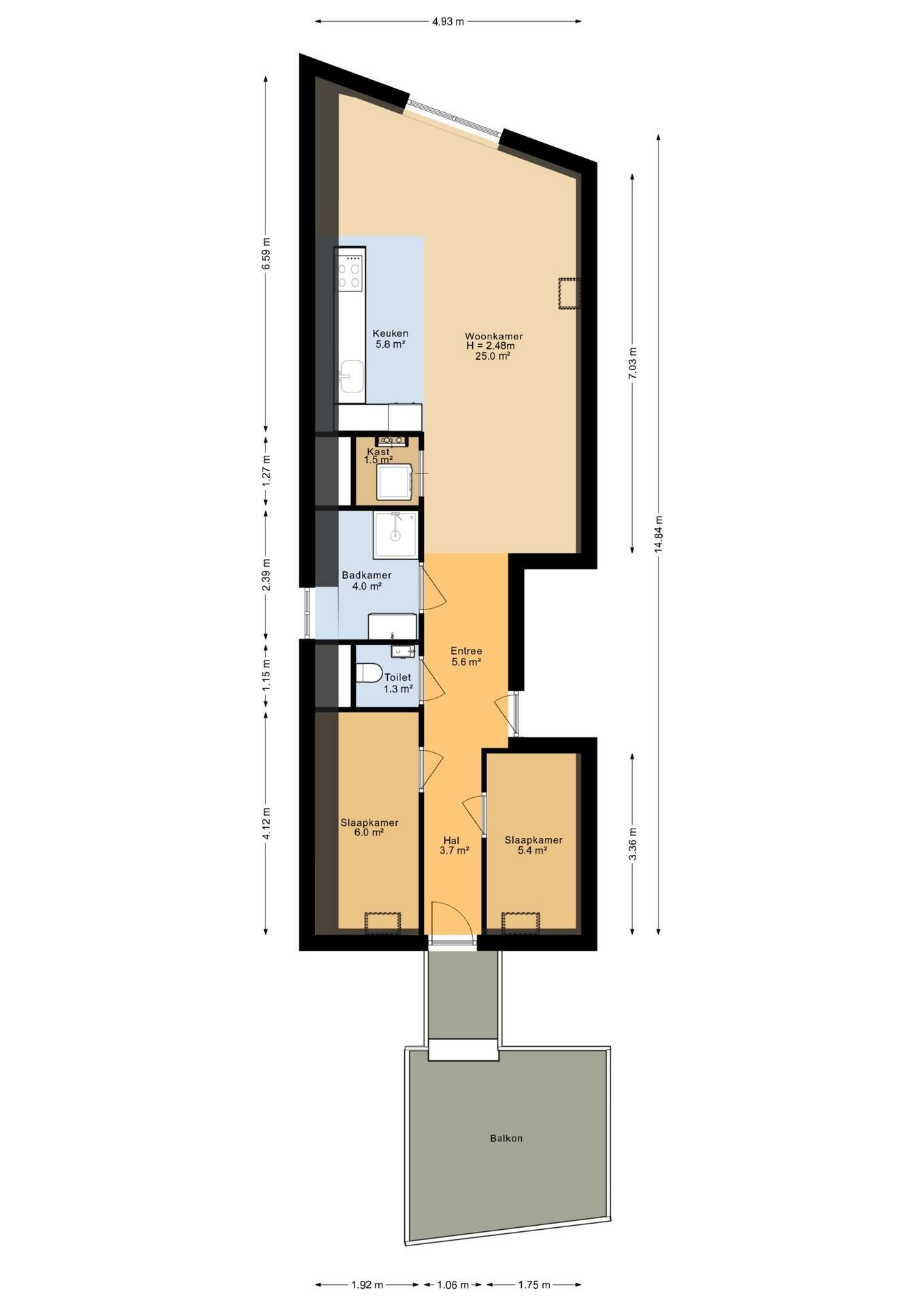 Foto 19 van Twijnstraat 18-B