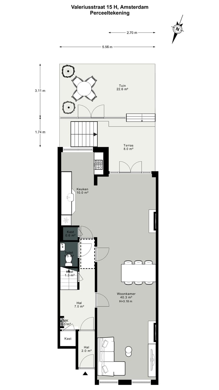 Foto 55 van Valeriusstraat 15-H