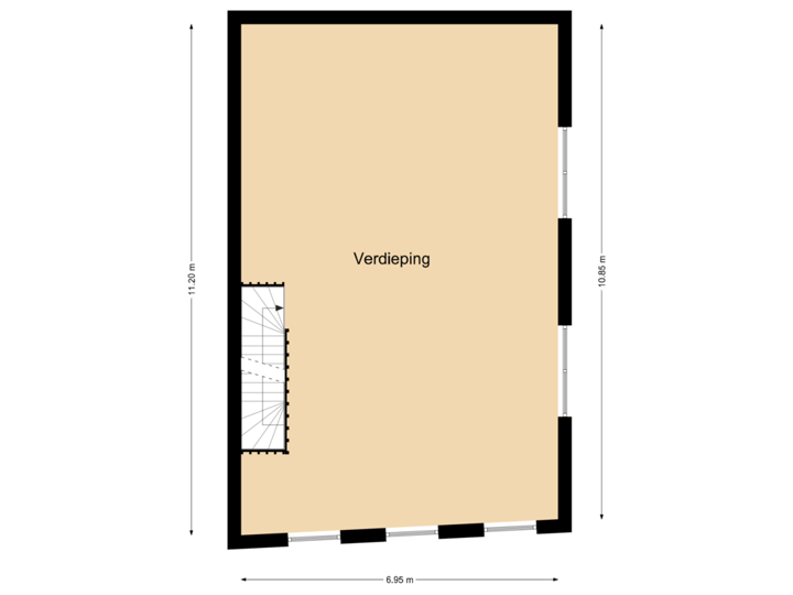 Morsestraat 38-11, Tiel - Verdieping