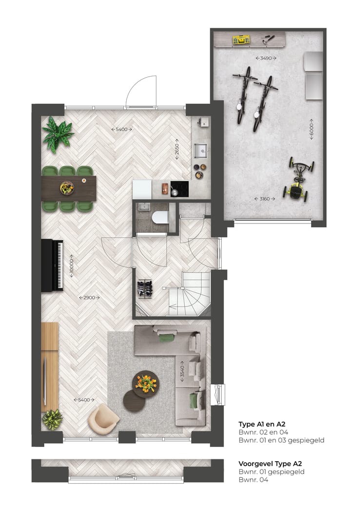 Foto 3 van Leuthse Gaard | 2-onder-1-kapwoning | A2 (Bouwnr. 1)