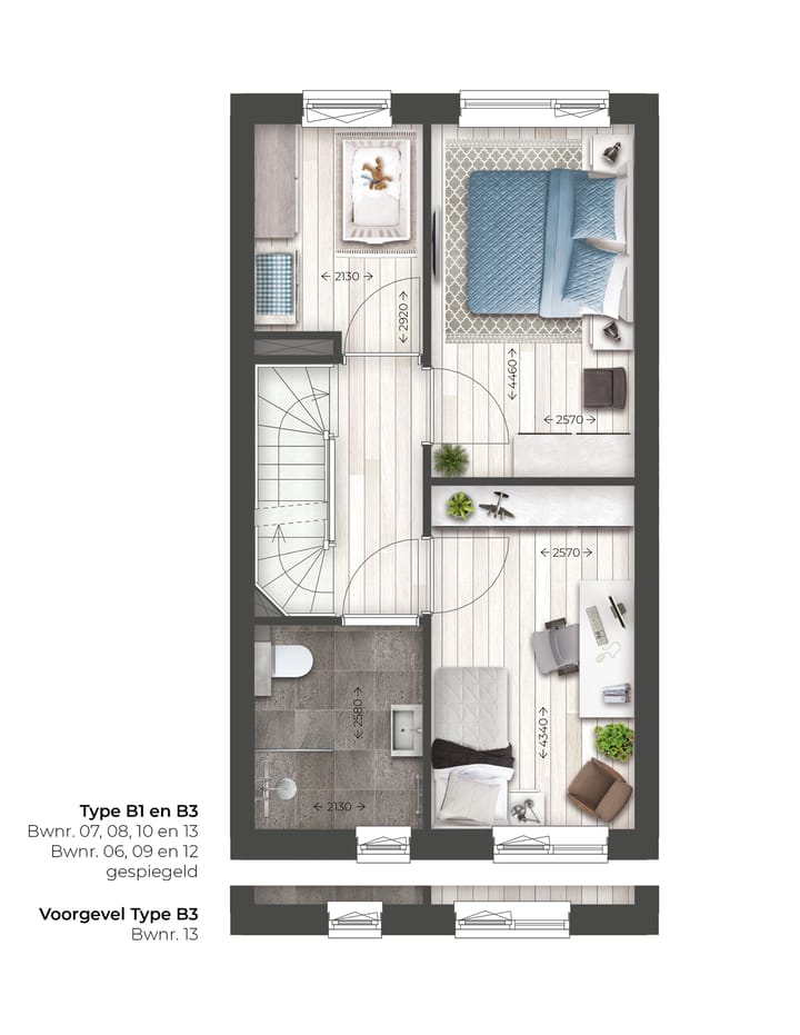 Foto 4 van Leuthse Gaard | Tussenwoning | B1 (Bouwnr. 10)