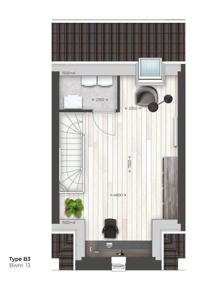 Foto 4 van Leuthse Gaard | Tussenwoning | B3 (Bouwnr. 13)