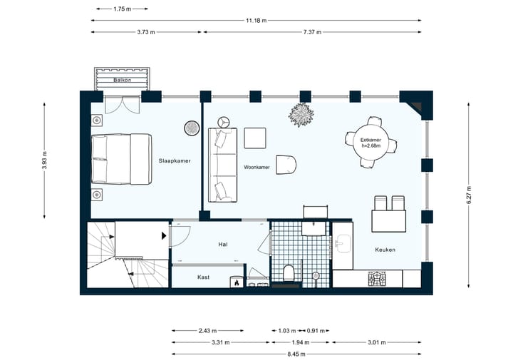 Foto 30 van Woestduinstraat 3-2