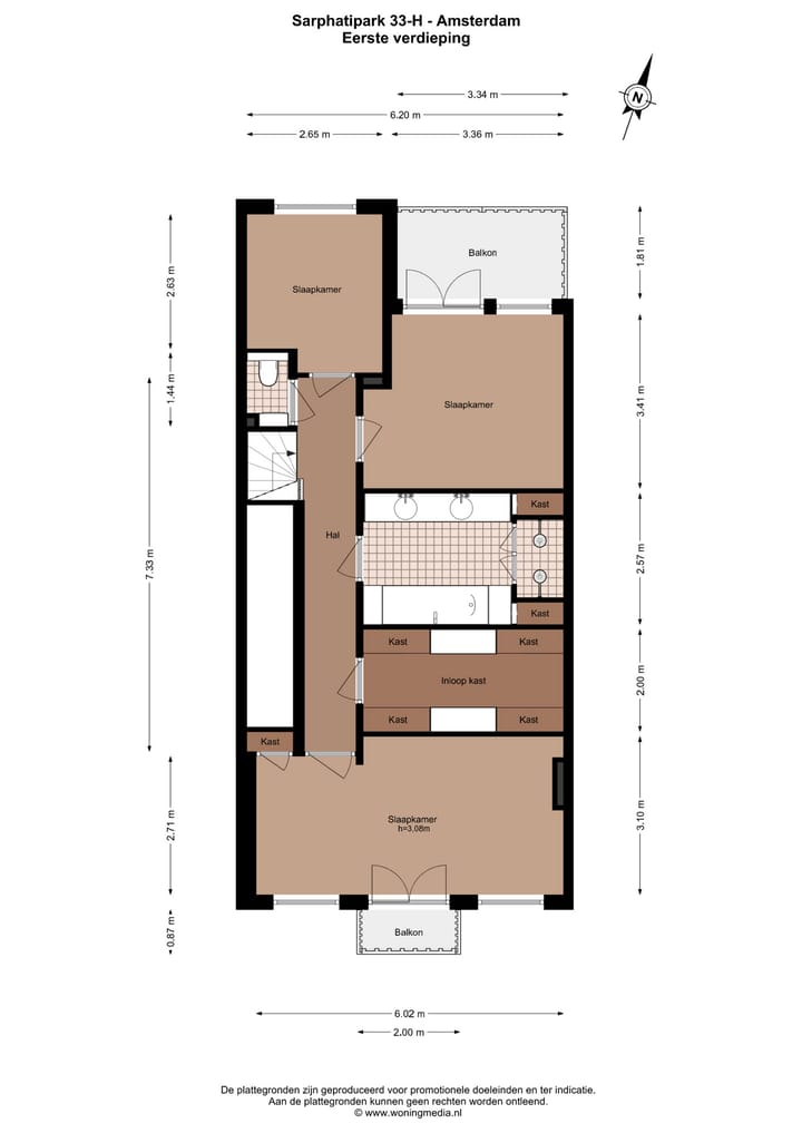 Foto 112 van Sarphatipark 33-H