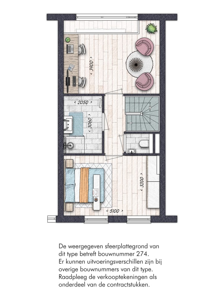 Photo 4 of Blok 12F Tussenwoning (Bouwnr. 275)