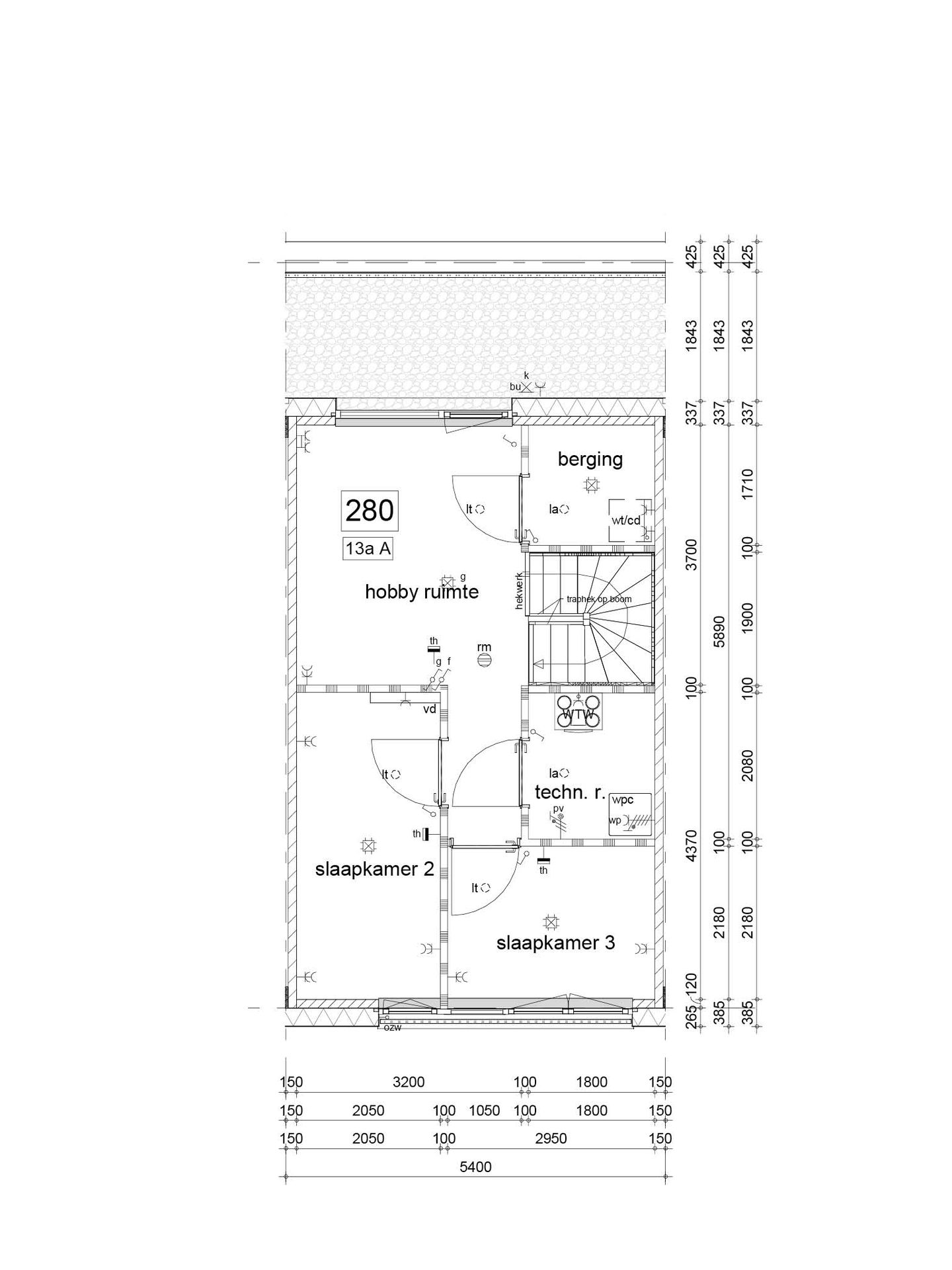 Foto 5 van Blok 13A Tussenwoning (Bouwnr. 280)