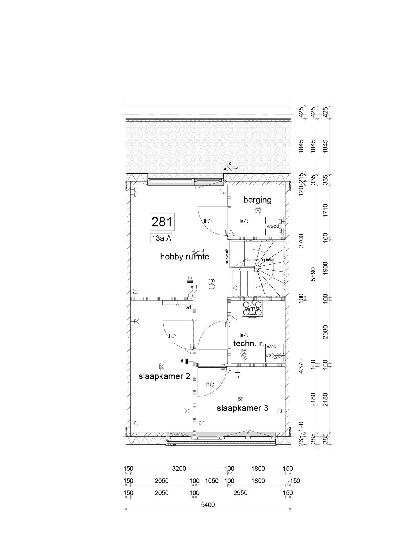 Foto 5 van Blok 13A Tussenwoning (Bouwnr. 281)