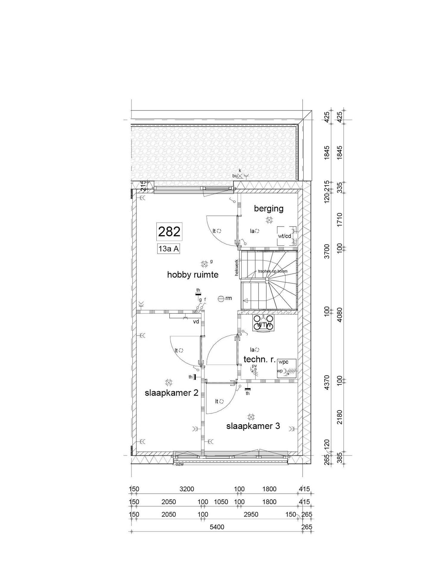 Foto 5 van Blok 13A Hoekwoning (Bouwnr. 282)