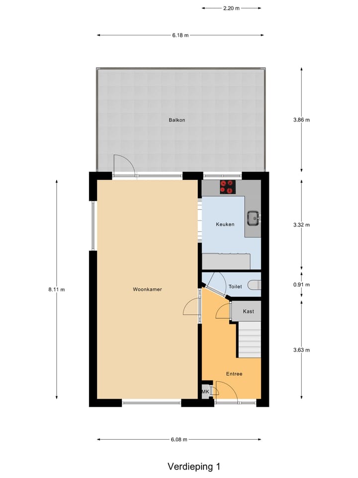 Foto 36 van Graaf Willemlaan 28-C