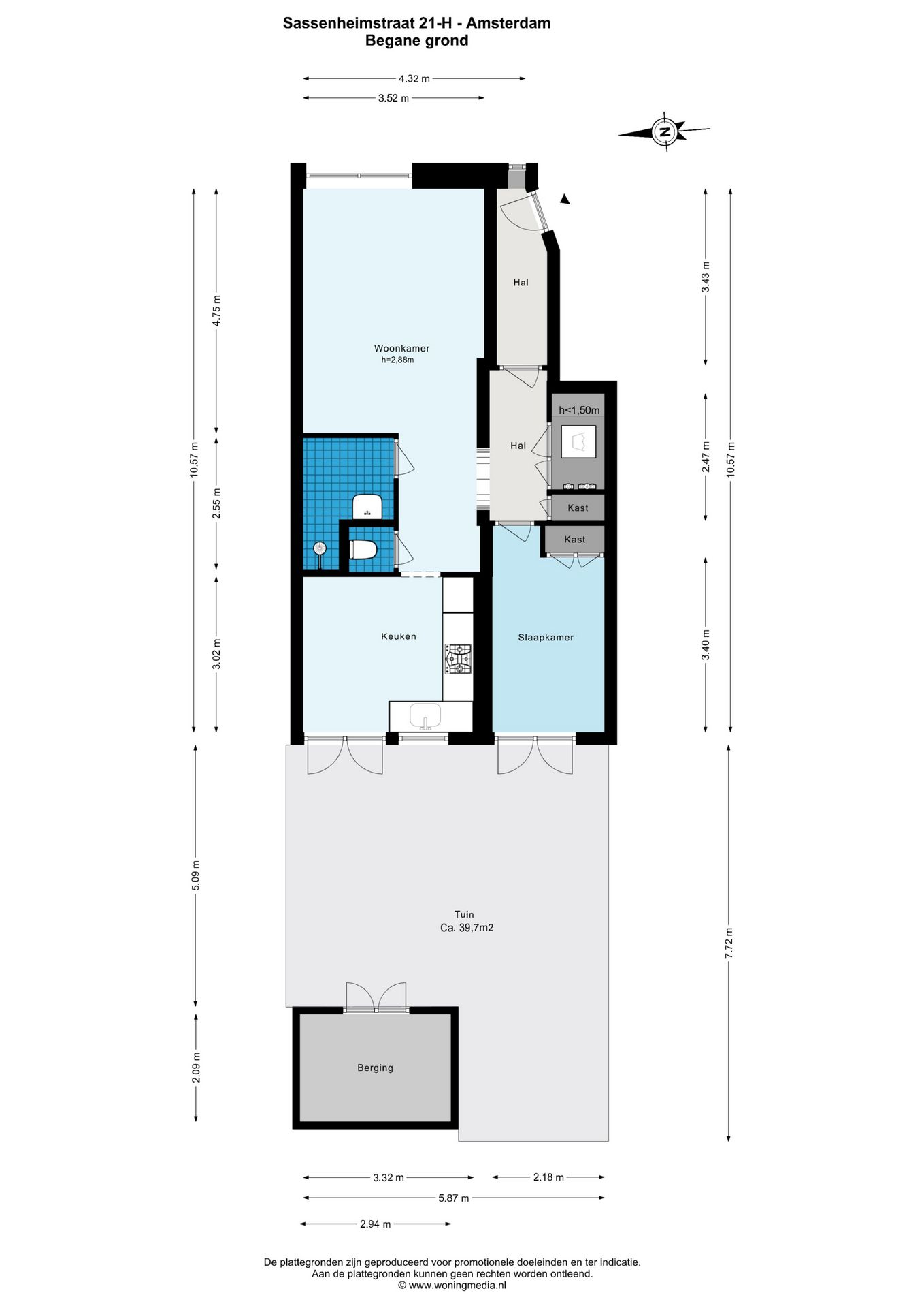 Foto 21 van Sassenheimstraat 21-H