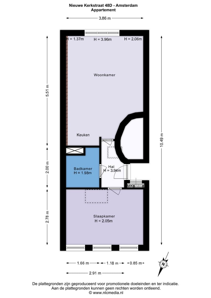 Foto 5 van Nieuwe Kerkstraat 48-D