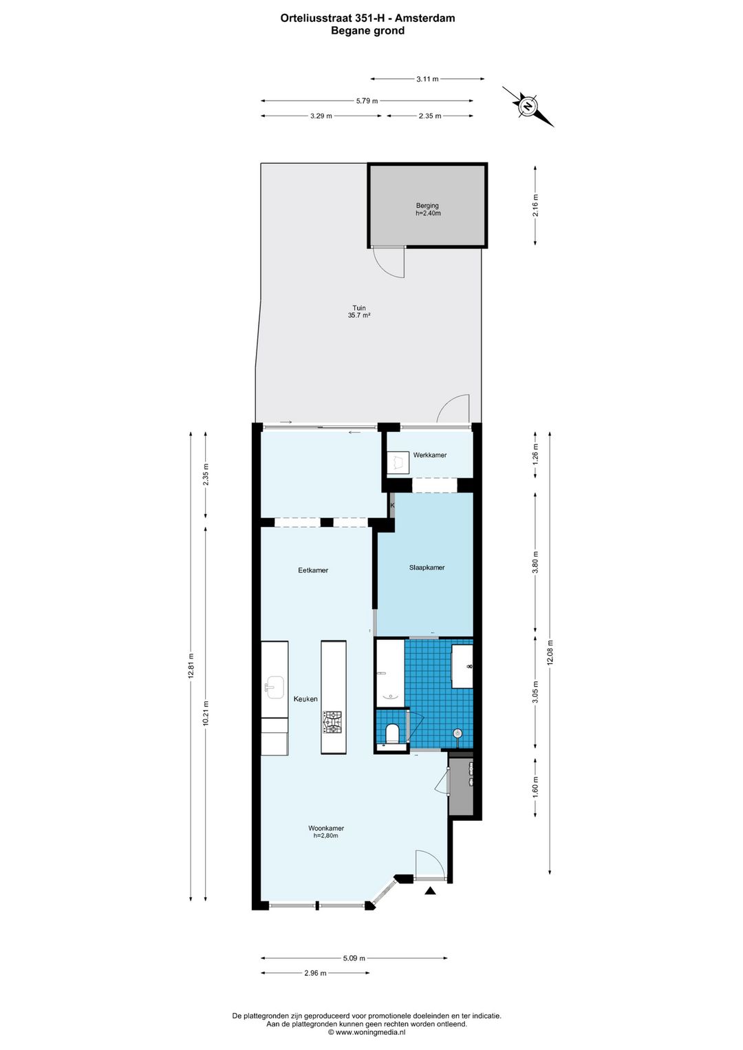 Foto 31 van Orteliusstraat 351-H