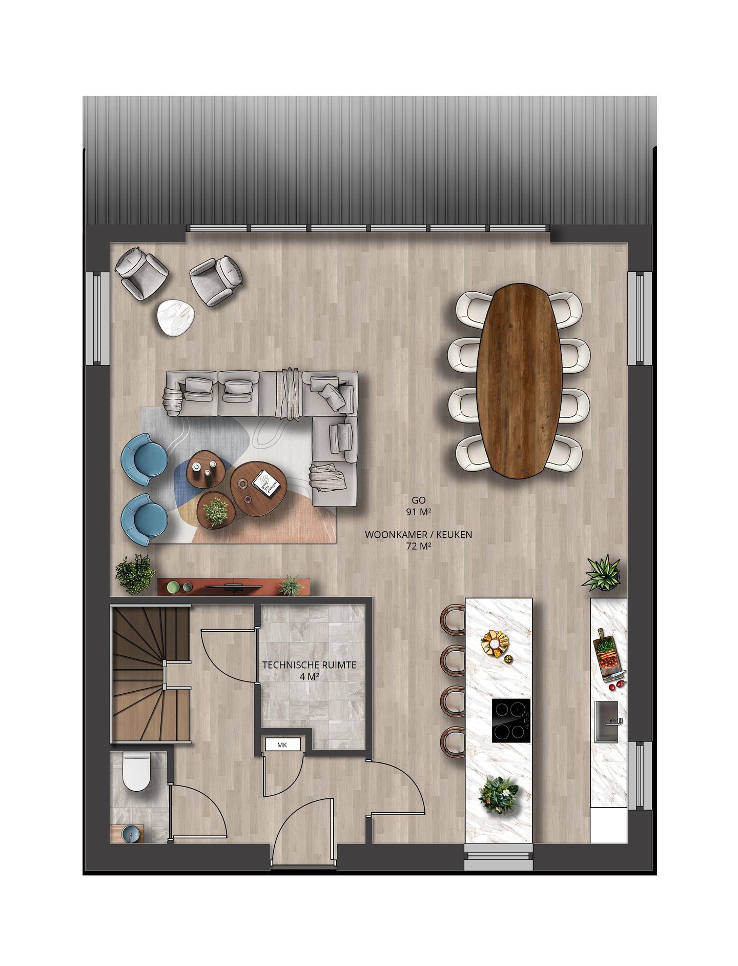 Foto 5 van Eeserstraat - bouwnr. 3