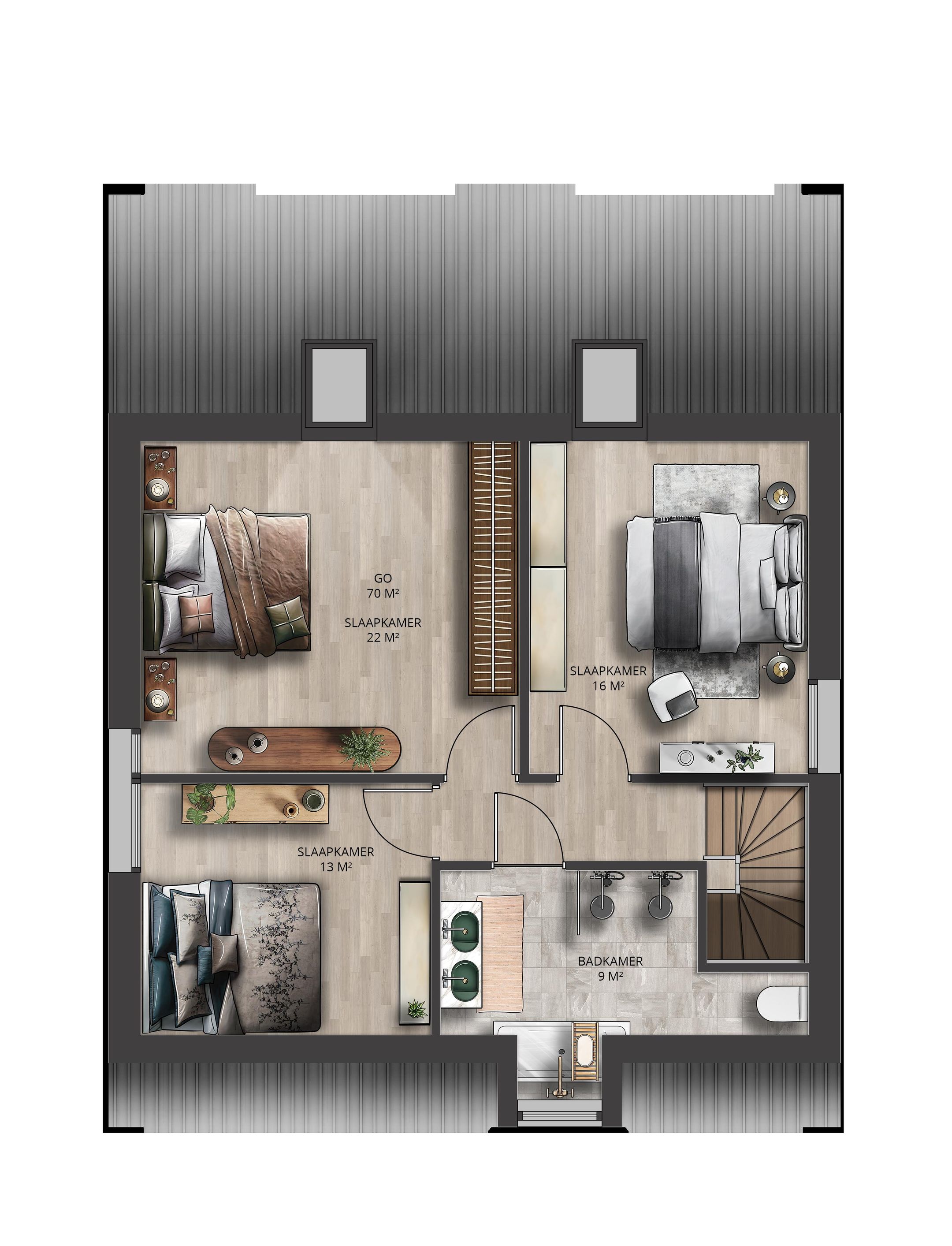 Foto 6 van Eeserstraat - bouwnr. 3