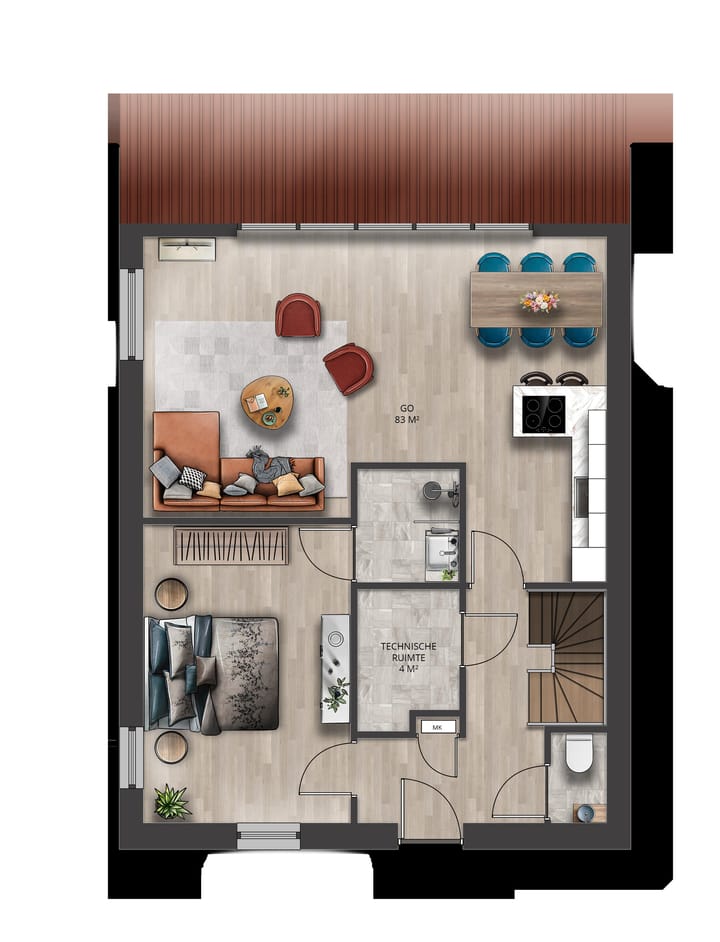 Foto 11 van Bosrandhoeve (Bouwnr. 1)