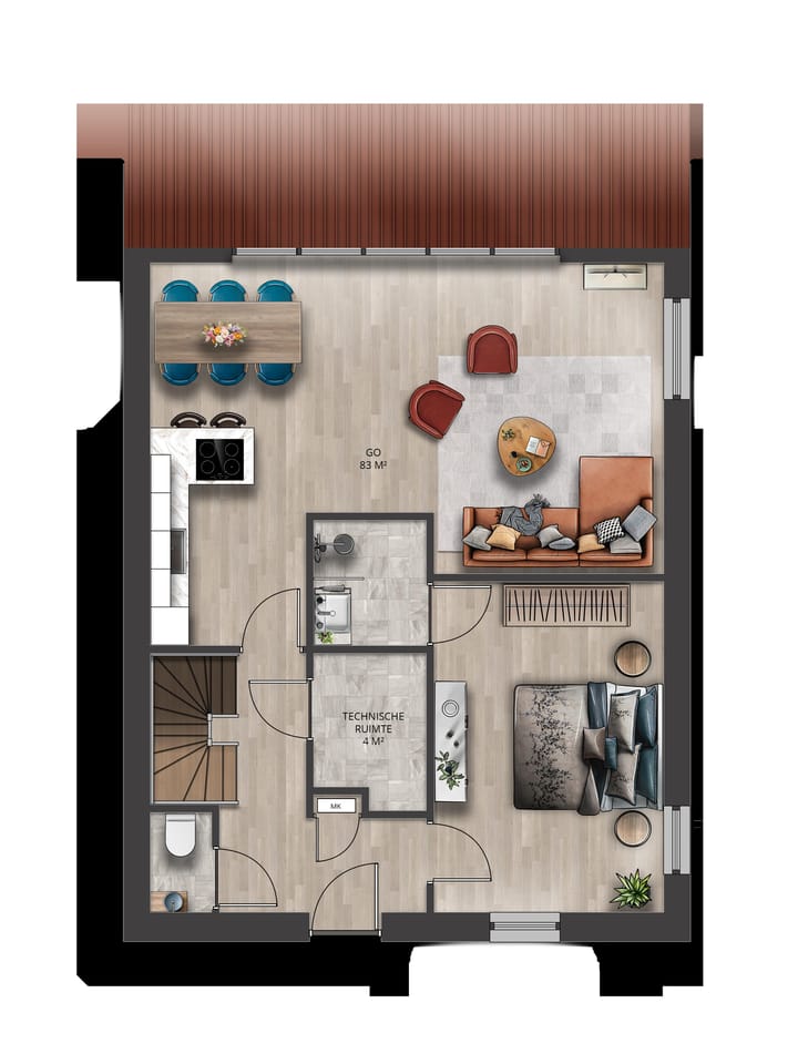 Foto 12 van Bosrandhoeve (Bouwnr. 1)