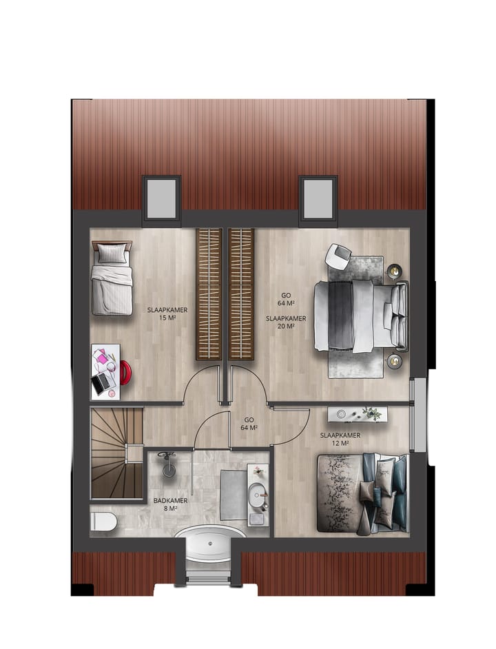 Foto 13 van Bosrandhoeve (Bouwnr. 1)