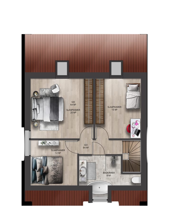 Foto 14 van Bosrandhoeve (Bouwnr. 1)