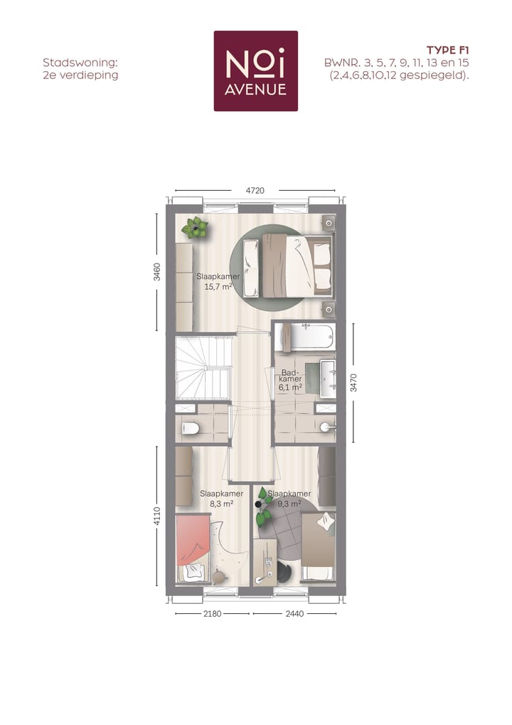 Foto 4 van Type F1 (Bouwnr. 3)