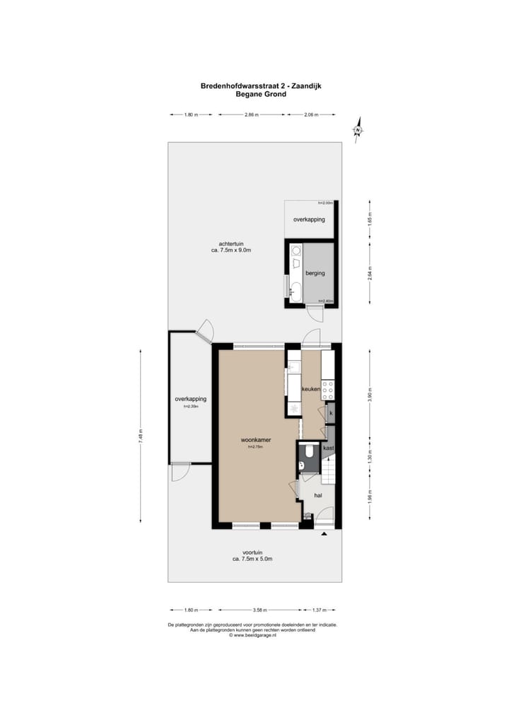 Foto 44 van Bredenhofdwarsstraat 2