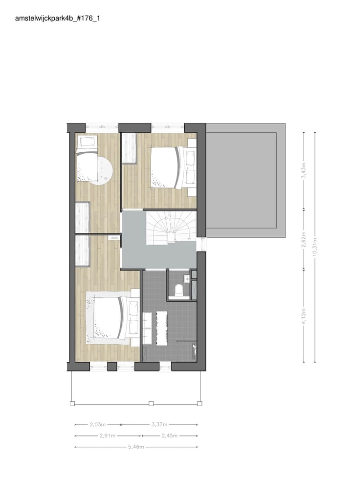 Foto 21 van Twee-onder-een-kapwoning (Bouwnr. 176)