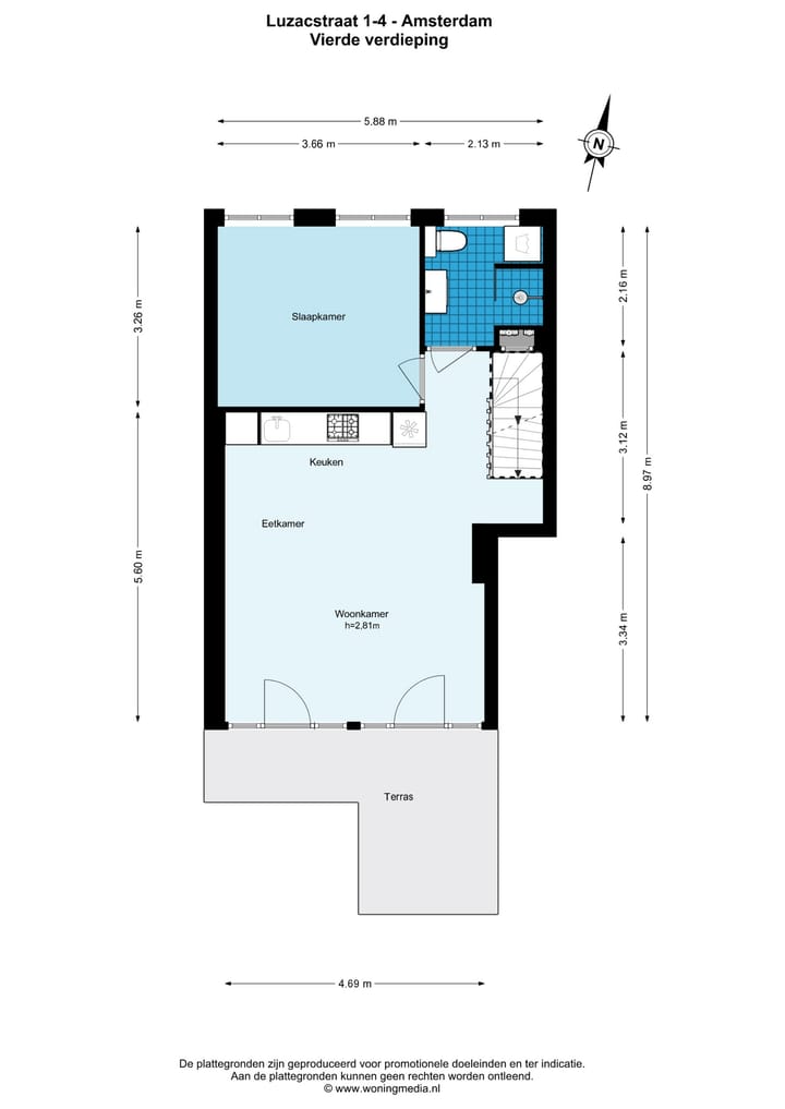 Foto 27 van Luzacstraat 1-4