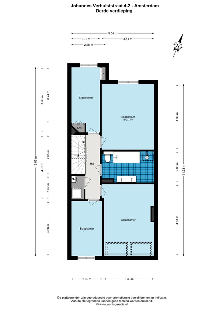 Foto 36 van Johannes Verhulststraat 4-2