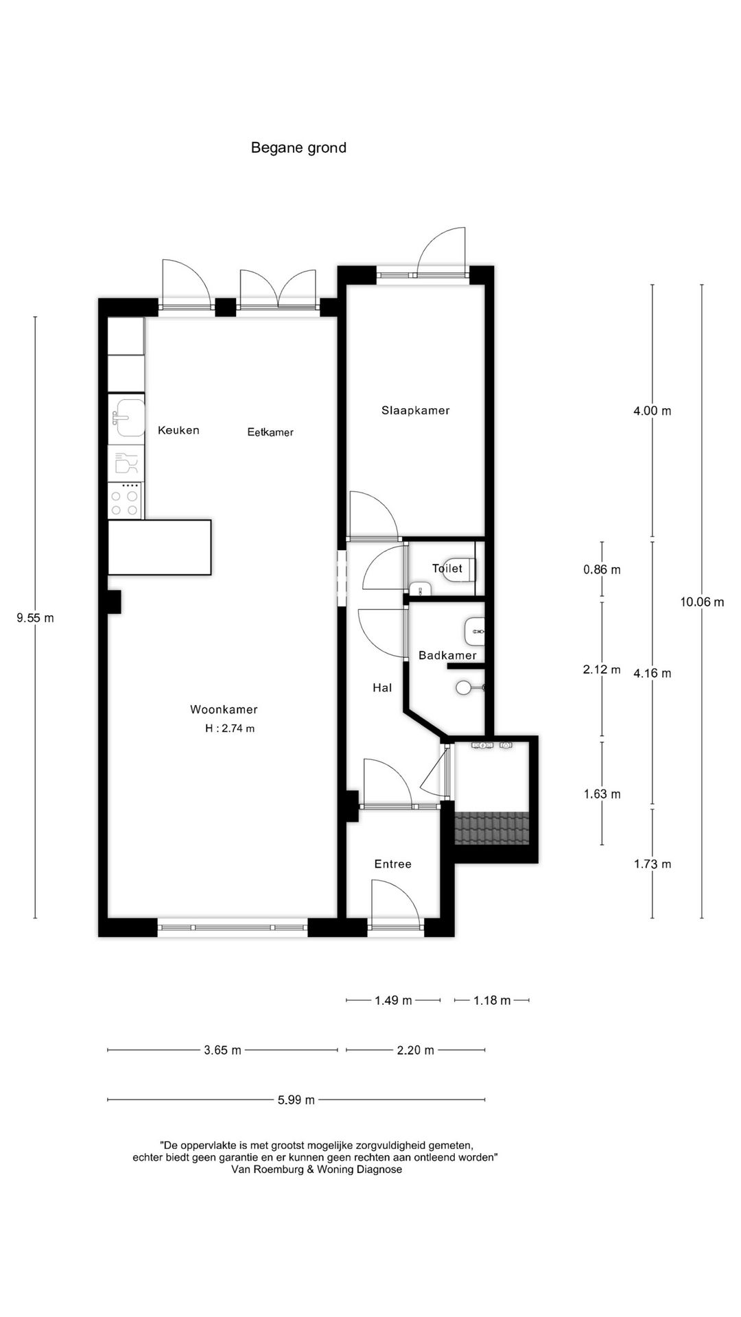 Foto 22 van Bonairestraat 76-H