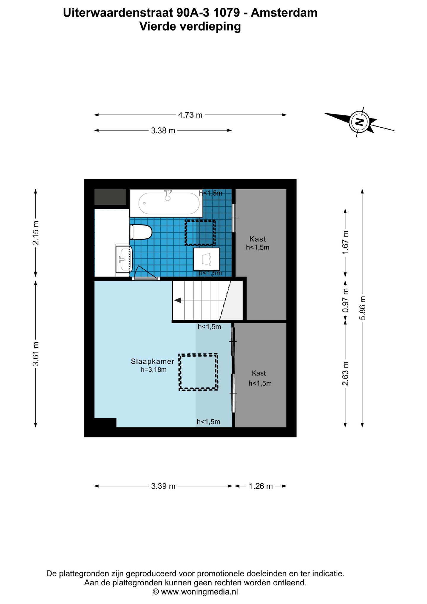 Foto 44 van Uiterwaardenstraat 90-A1